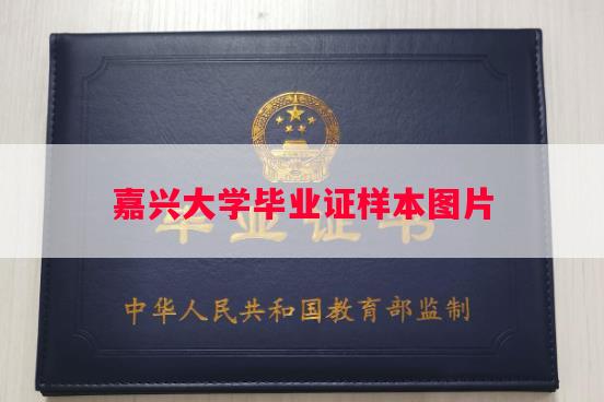 嘉兴大学毕业证样本图片