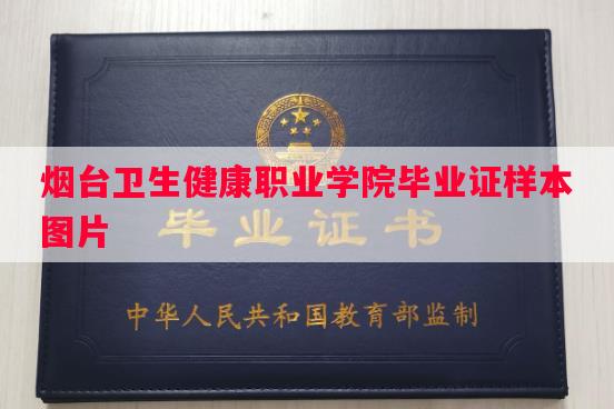 烟台卫生健康职业学院毕业证样本图片