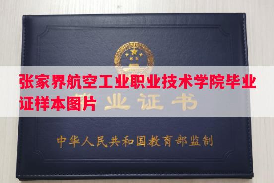 张家界航空工业职业技术学院毕业证样本图片