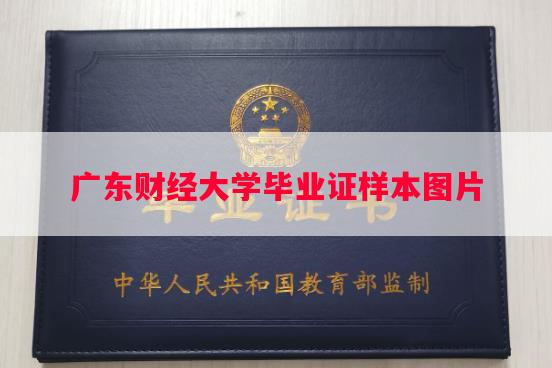 广东财经大学毕业证样本图片